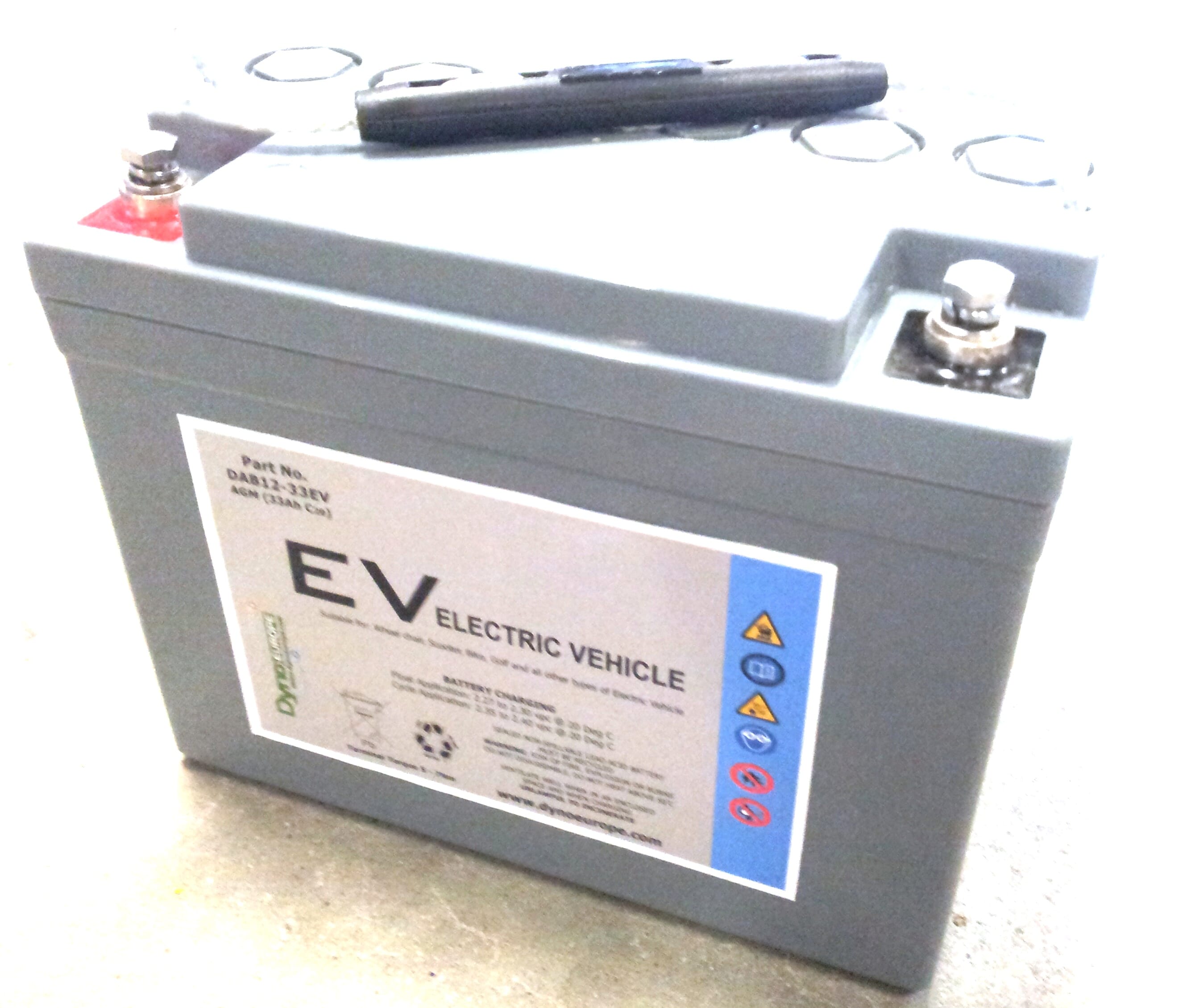 Dyno AGM Akku 12V 34Ah Ersatzset (Excl. Kabel)