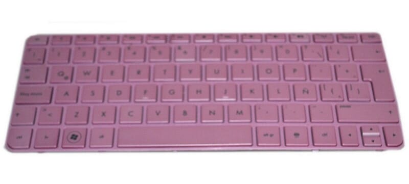 HP Laptop Tastatur BE pink