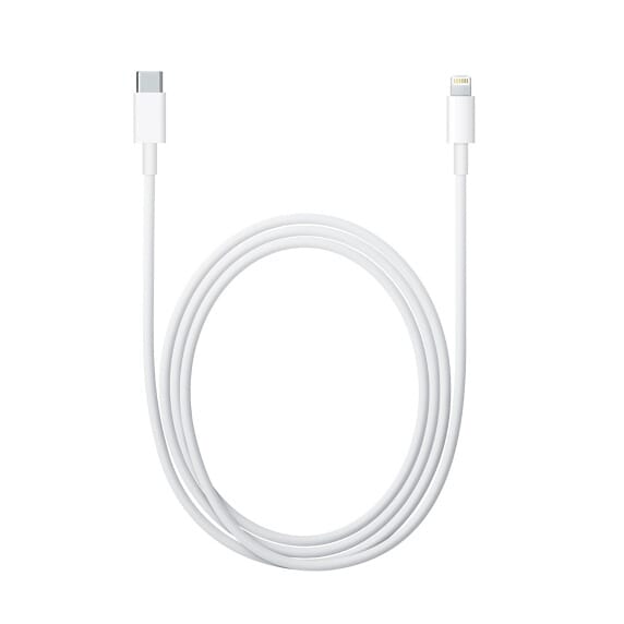 Apple Lightning auf USB-C Kabel 2 Meter - Weiß