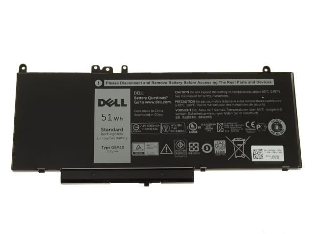 Dell Notebook Akku 7.4V 6860mAh 51Wh