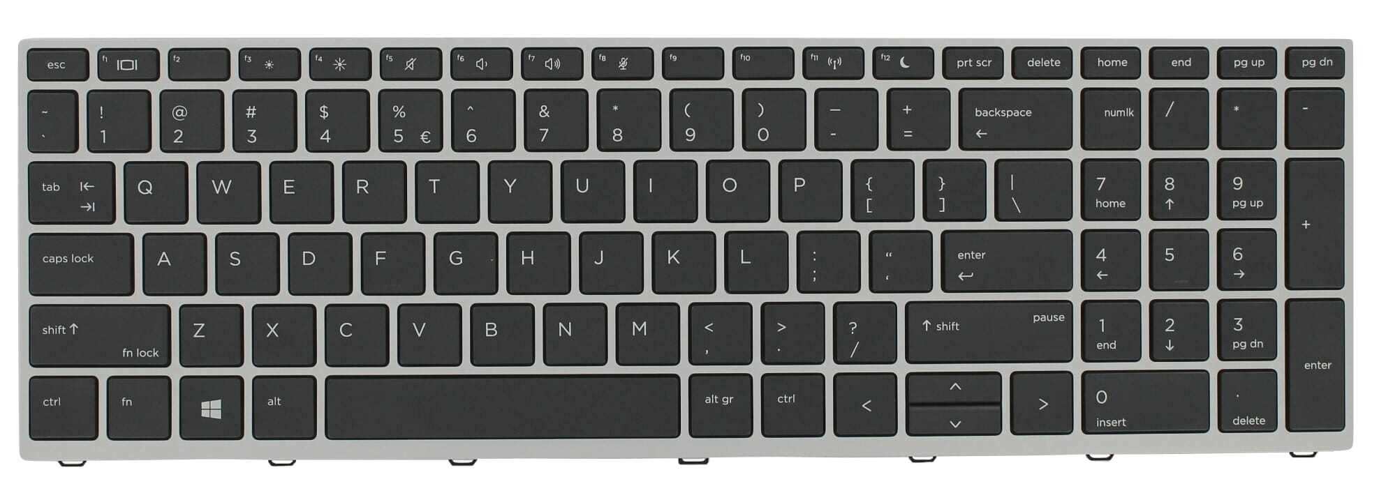 HP Laptop Tastatur Qwerty US