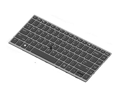 HP Laptop Tastatur Azerty BE + Trackpoint, Hintergrundbeleuchtung