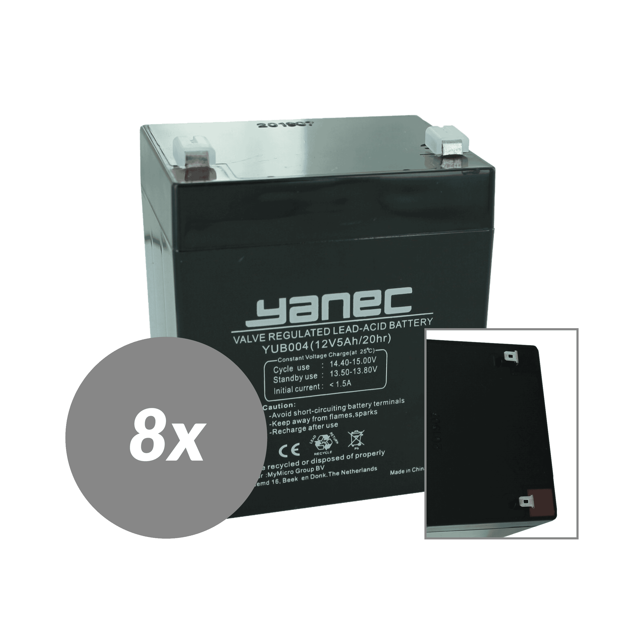 Yanec USV Batteriewechsel-Kit RBC121 (exkl. Kabel)