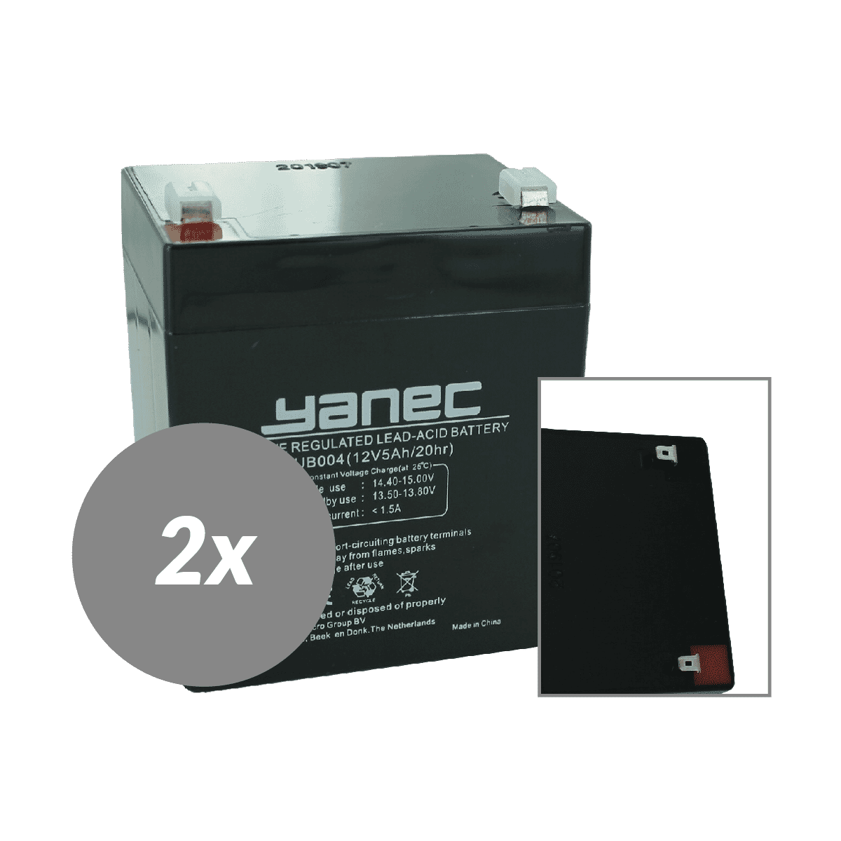 Yanec USV Batteriewechsel-Kit RBC20 (exkl. Kabel)