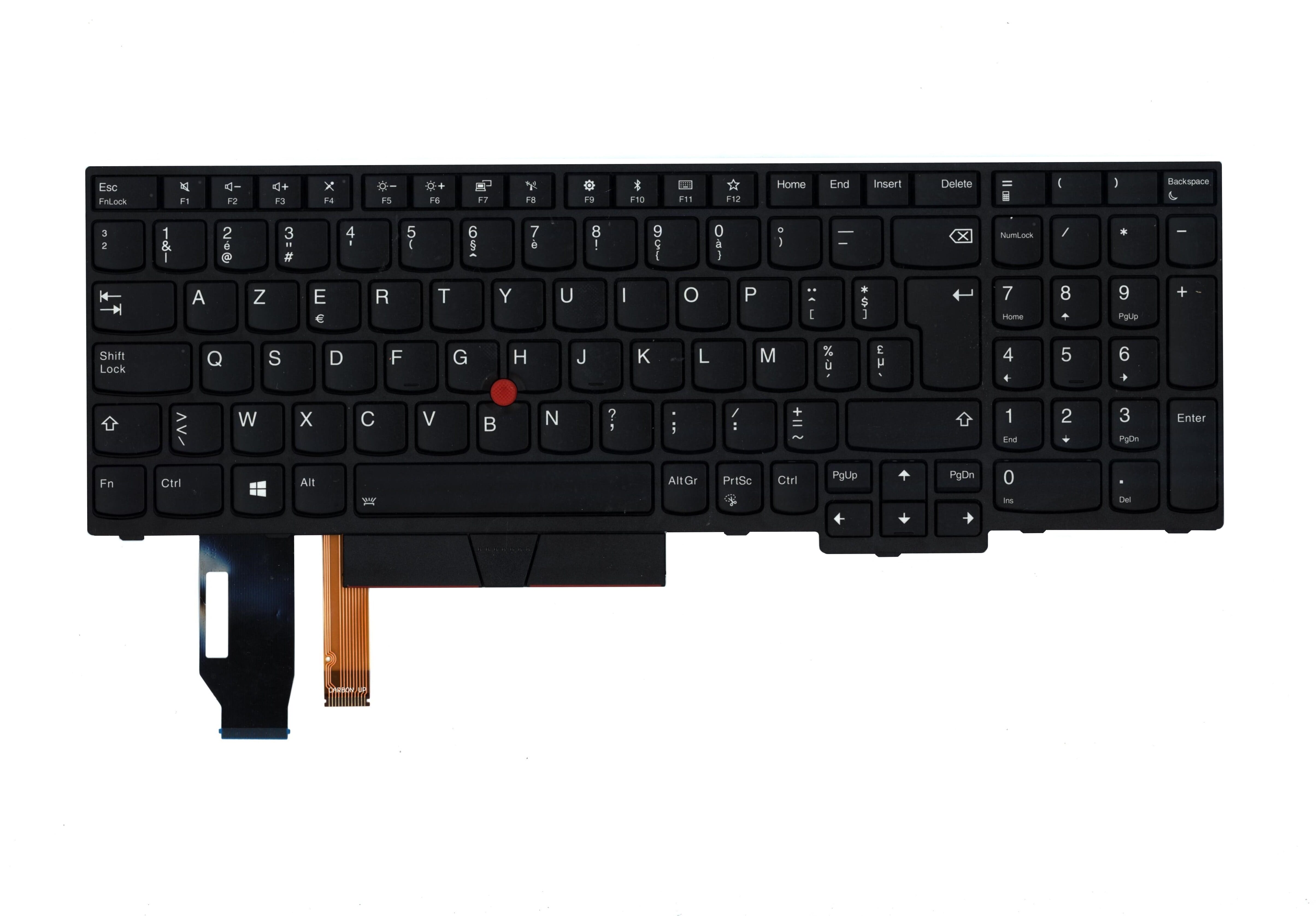 Lenovo Laptop-Tastatur Azerty BE, Hintergrundbeleuchtung
