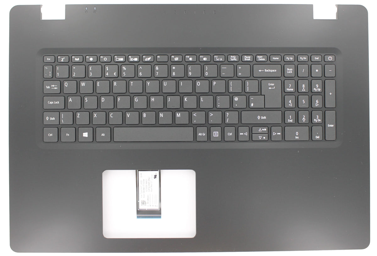 Acer Laptop Tastatur Qwerty US + Top Cover - Schwarz
