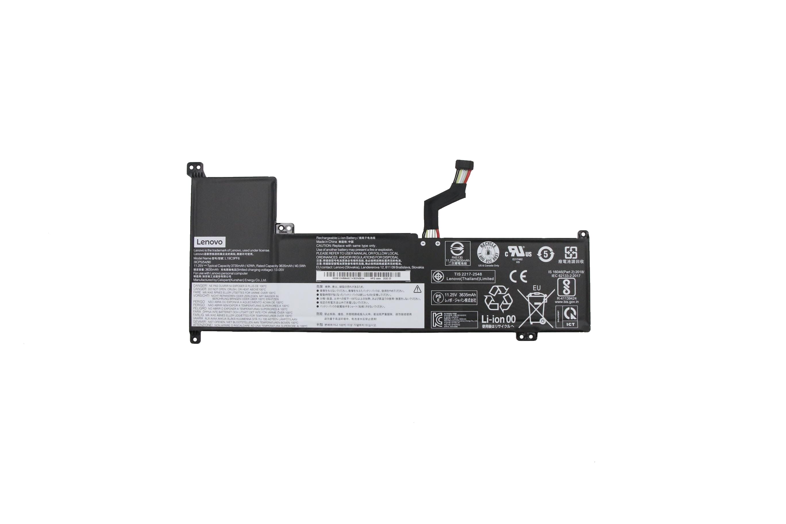 Lenovo Laptop Akku 3635 mAh