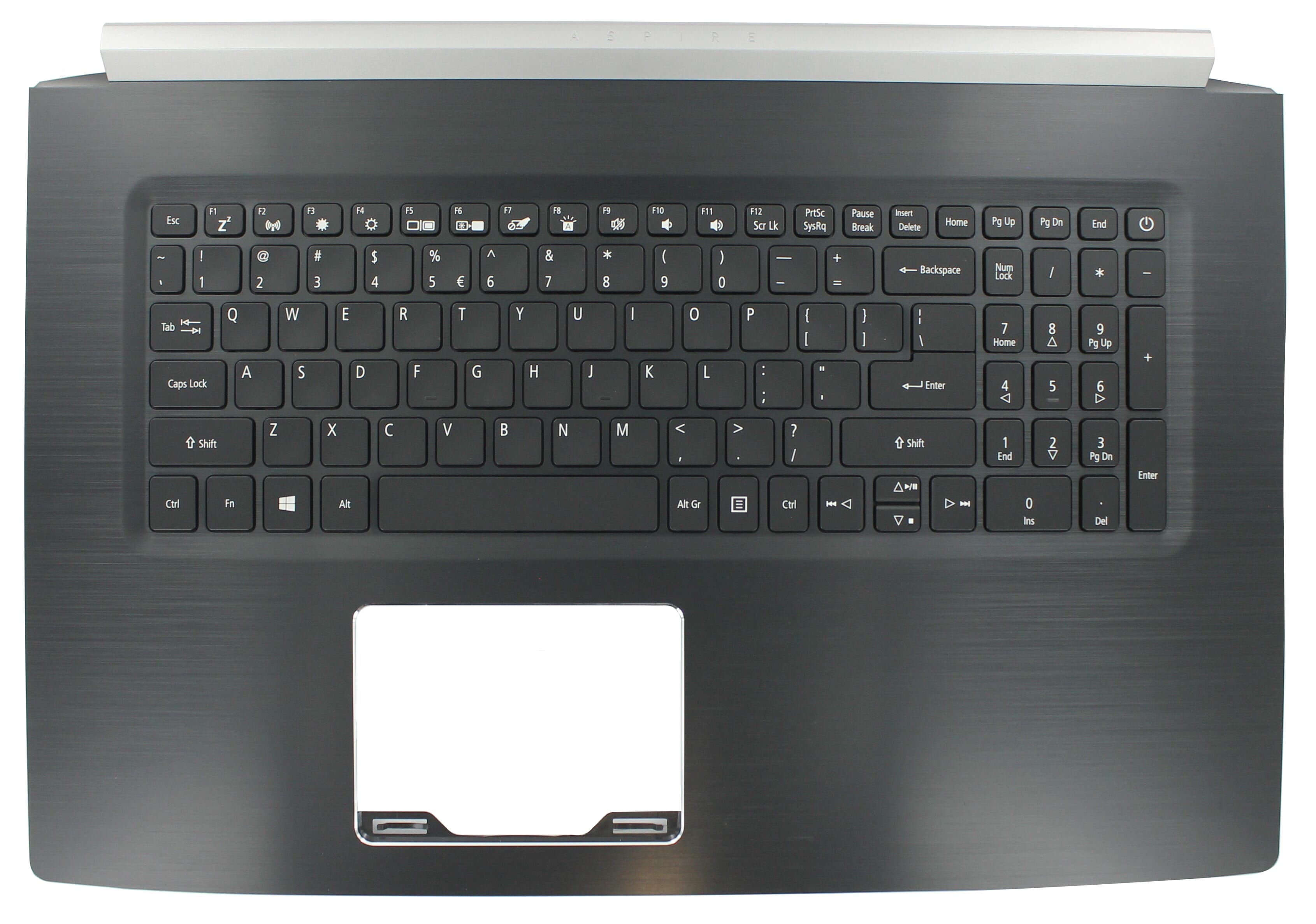 Acer Laptop Tastatur Qwerty US + obere Abdeckung (GTX1050)