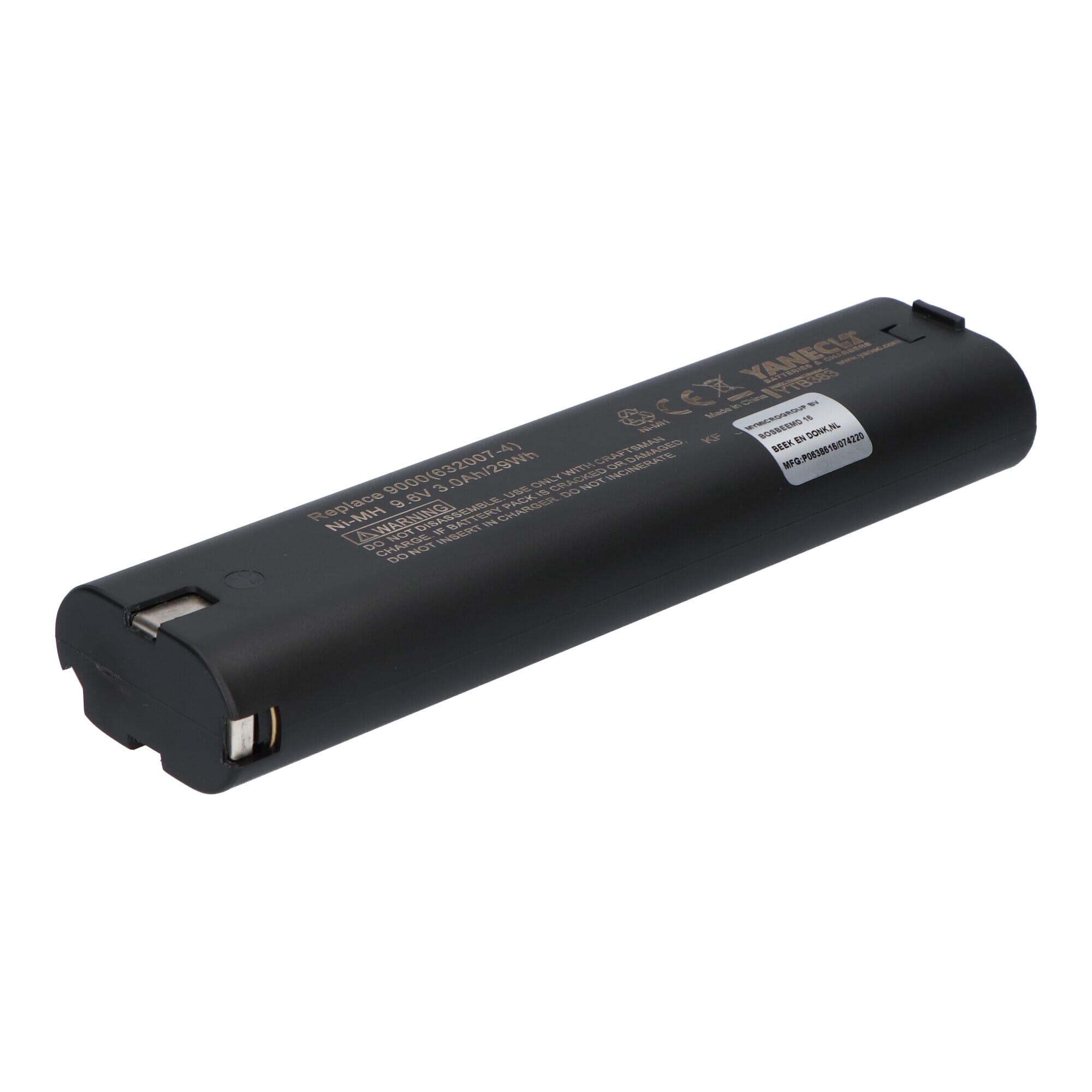 Yanec Werkzeugakku 9.6V 3.0Ah Ni-Mh
