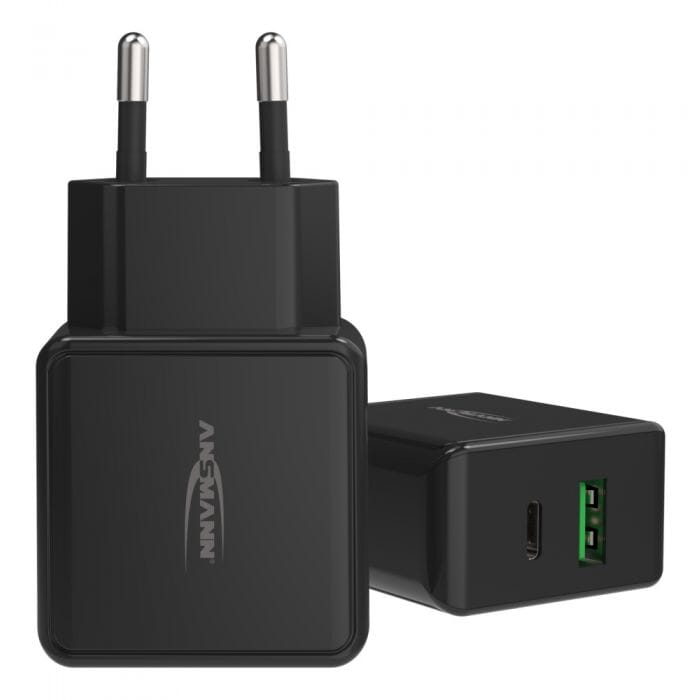 Ansmann Home Charger HC218PD schwarz 18W