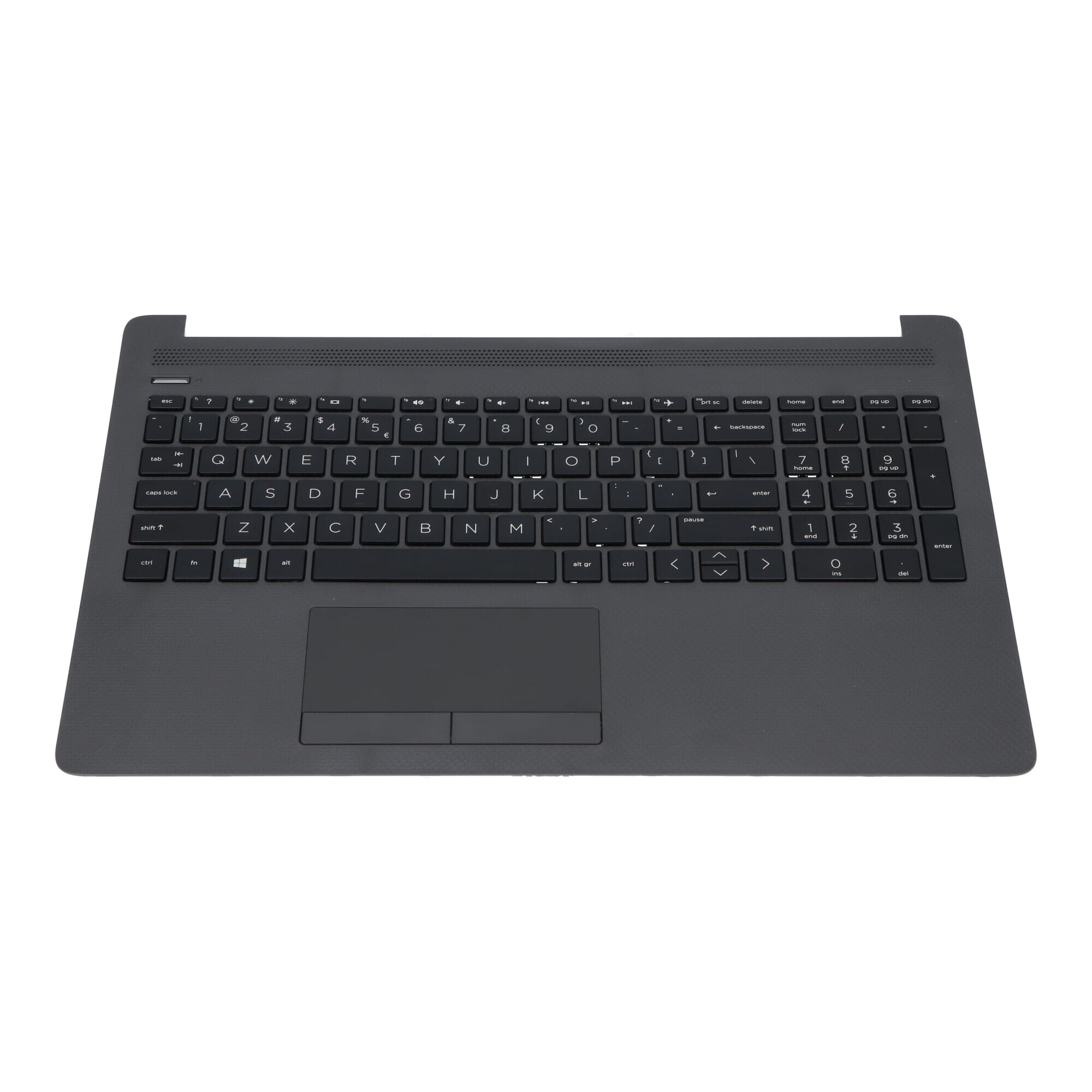 HP Laptop Tastatur Qwerty US + Top Cover - Schwarz