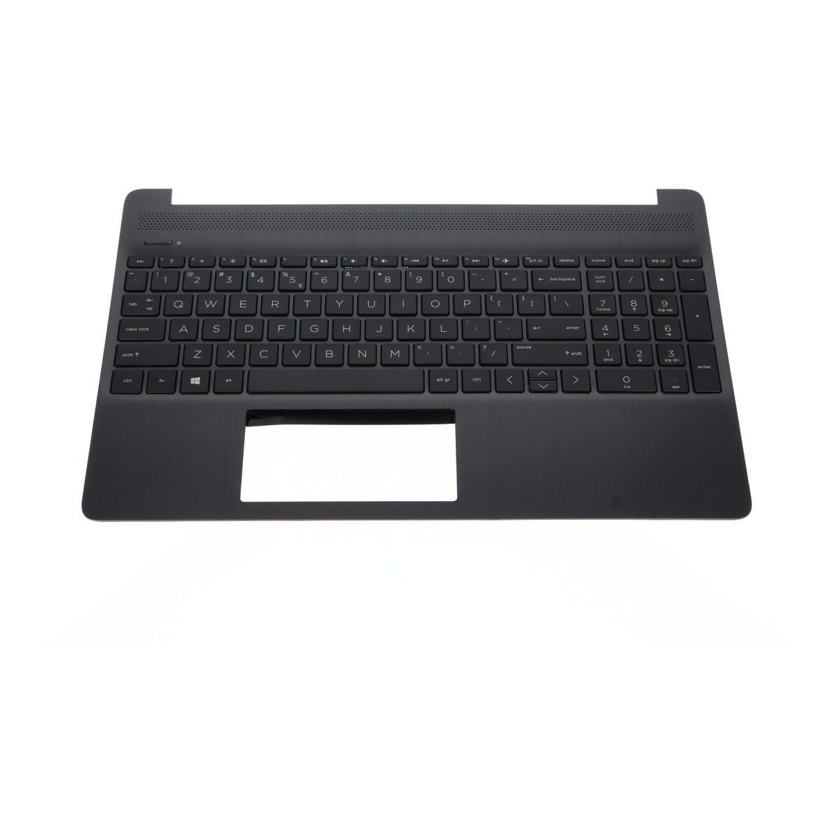 HP Laptop-Tastatur Qwerty US + obere Abdeckung - Grau