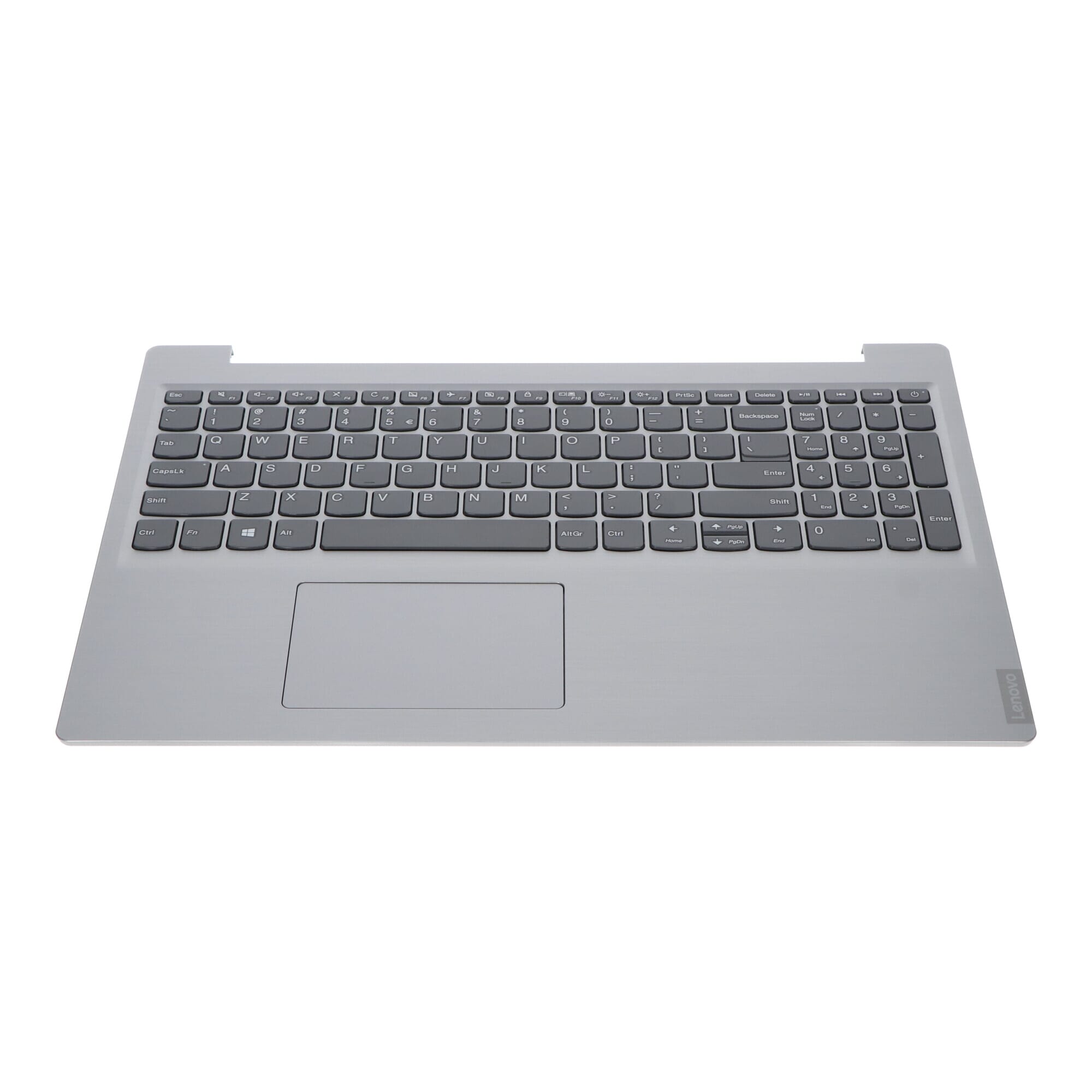 Lenovo Laptop Tastatur Qwerty US + Top Cover - Silber