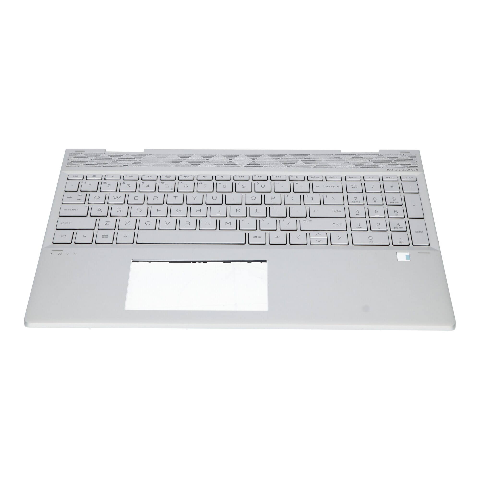 HP Laptop Tastatur Qwerty US + obere Abdeckung - Silber
