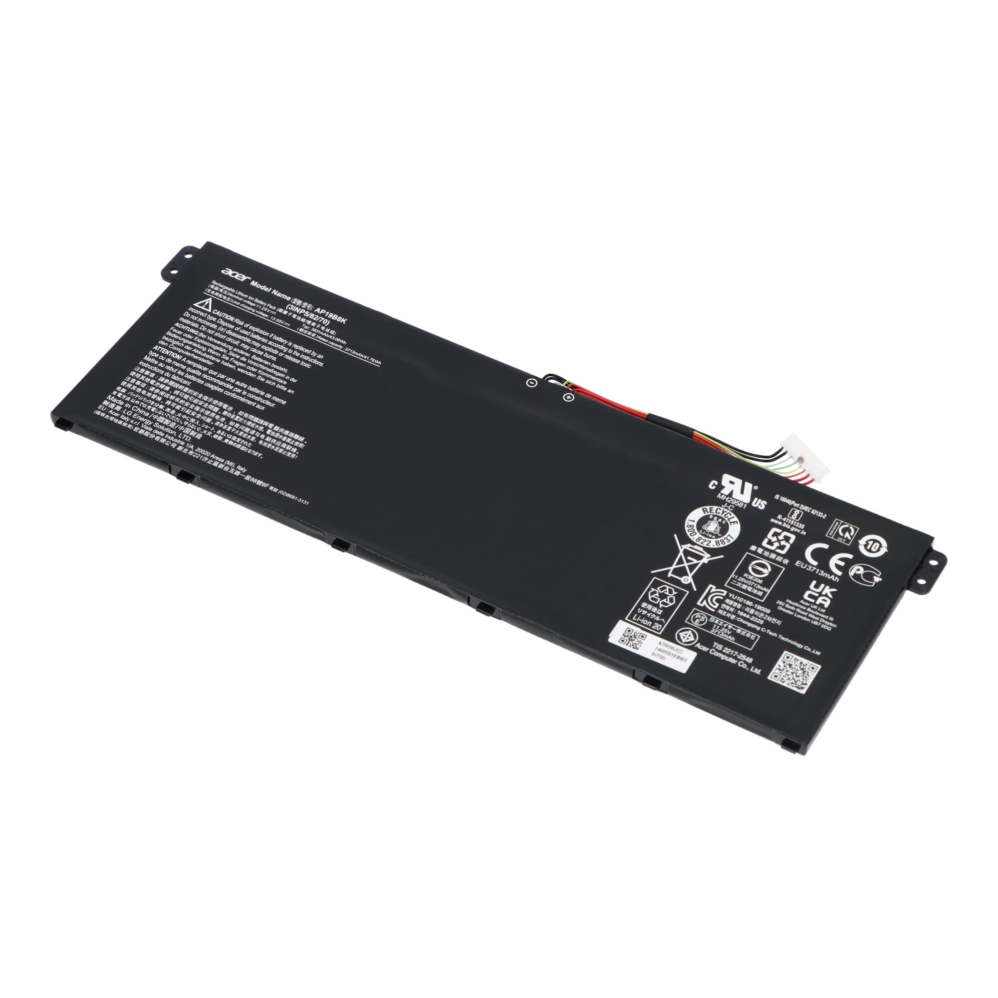 Acer Laptop Akku 11.25V 3831mAh