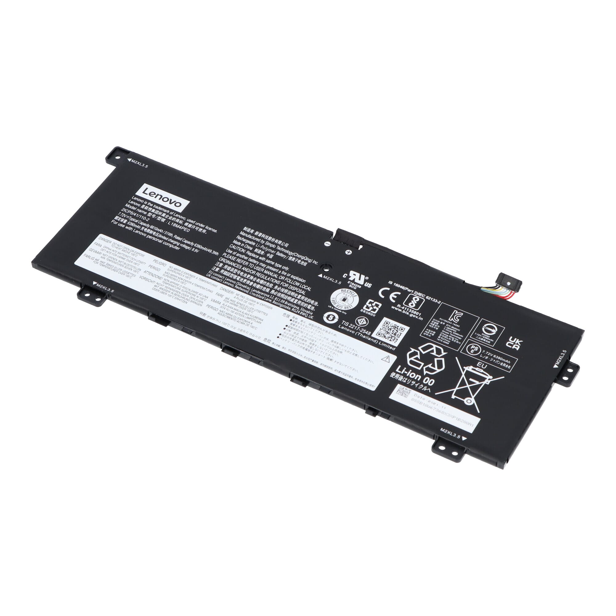 Lenovo Laptop Akku 6390 mAh