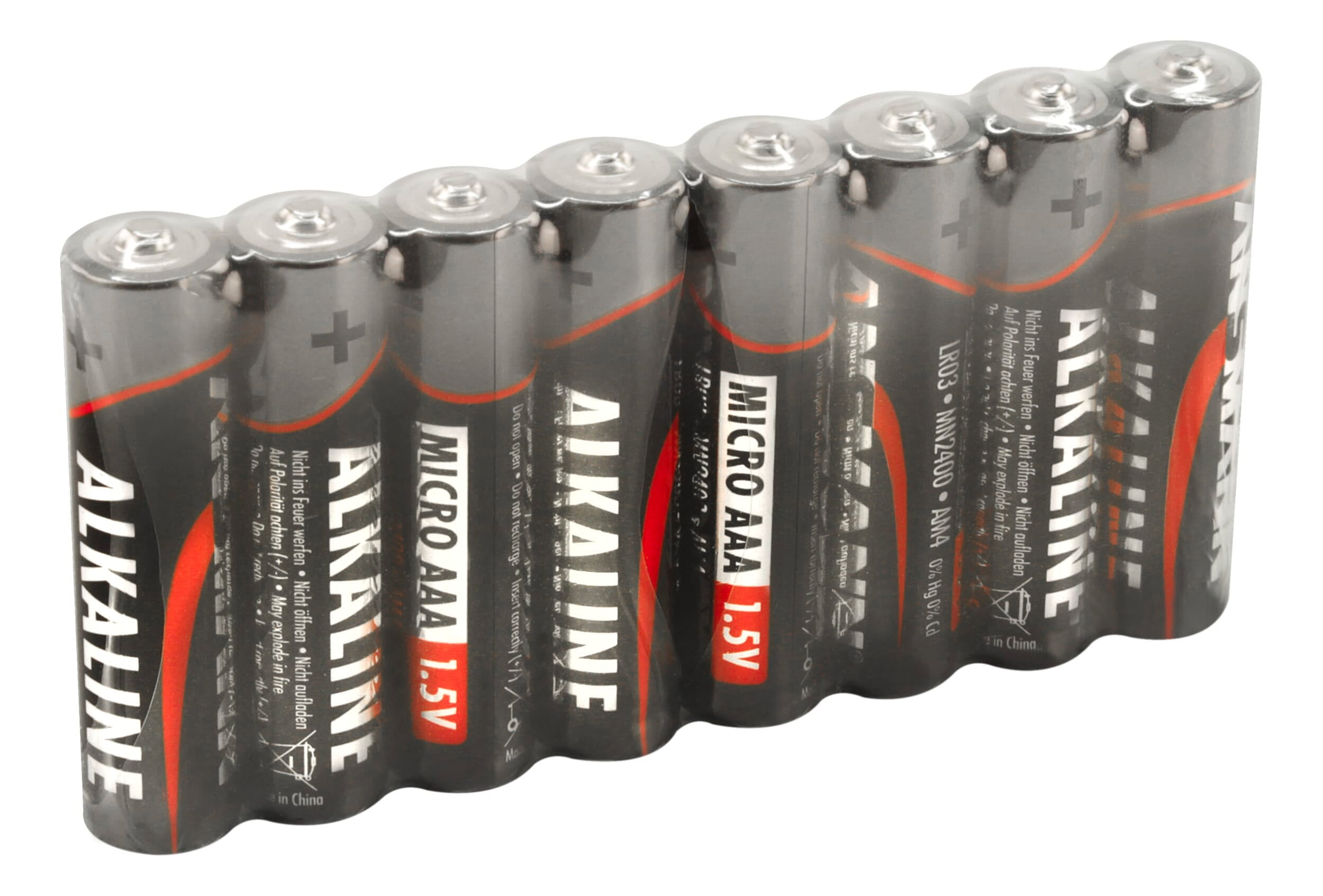 Ansmann Alkaline Batterie Micro AAA / LR03 8 Stk. Schrumpffolie