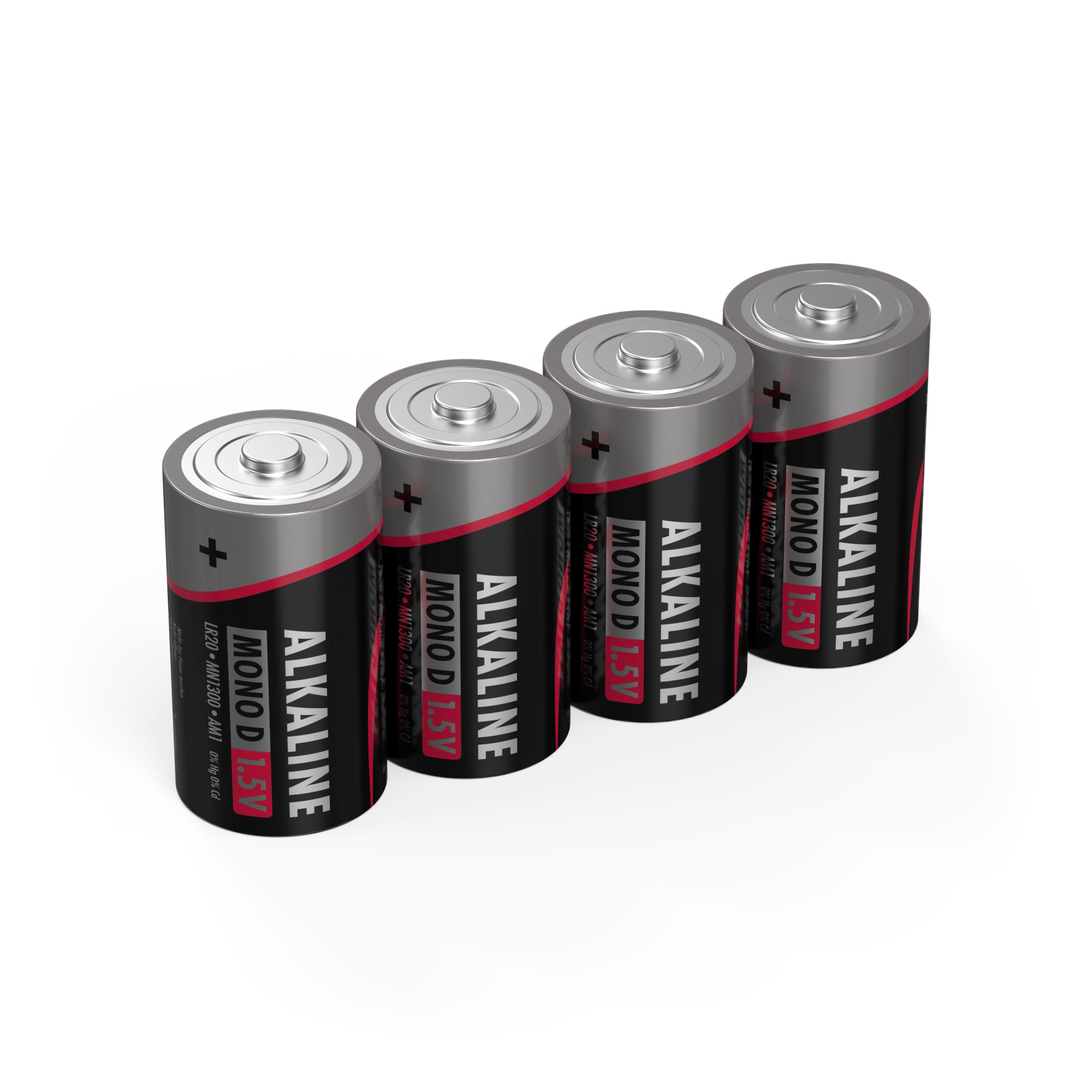 Ansmann Alkaline Batterie Mono D / LR20 4 Stk. Schrumpffolie