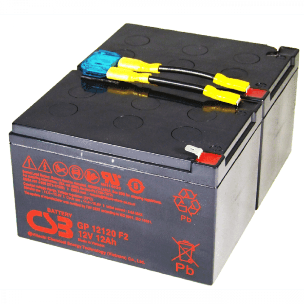 CSB USV Batteriewechsel-Kit RBC6 (inkl. Kabel)
