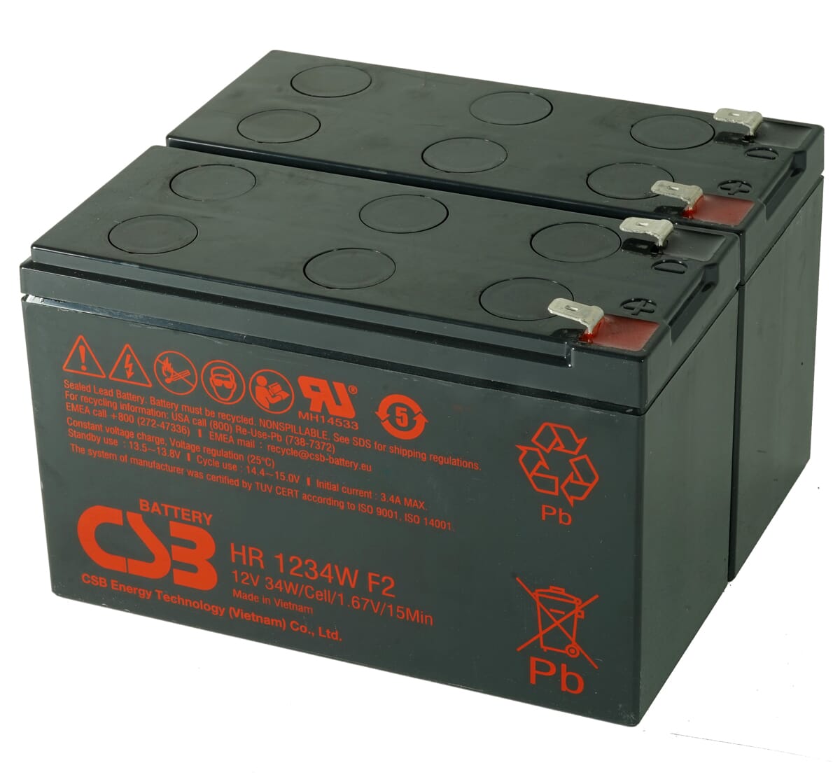 CSB USV Batterie-Wechselsatz RBC163
