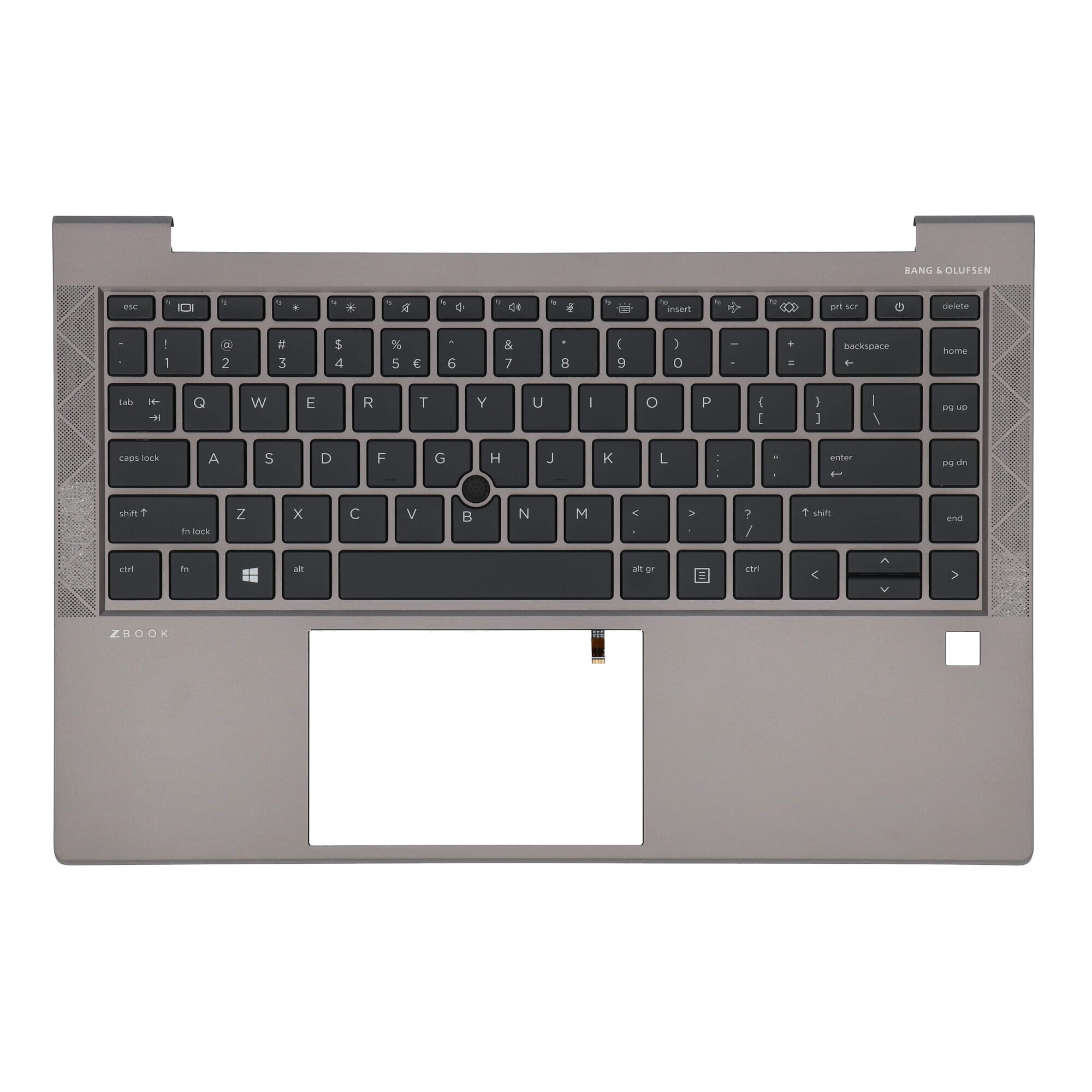 HP Laptop-Tastatur Qwerty US + obere Abdeckung, hintergrundbeleuchtet