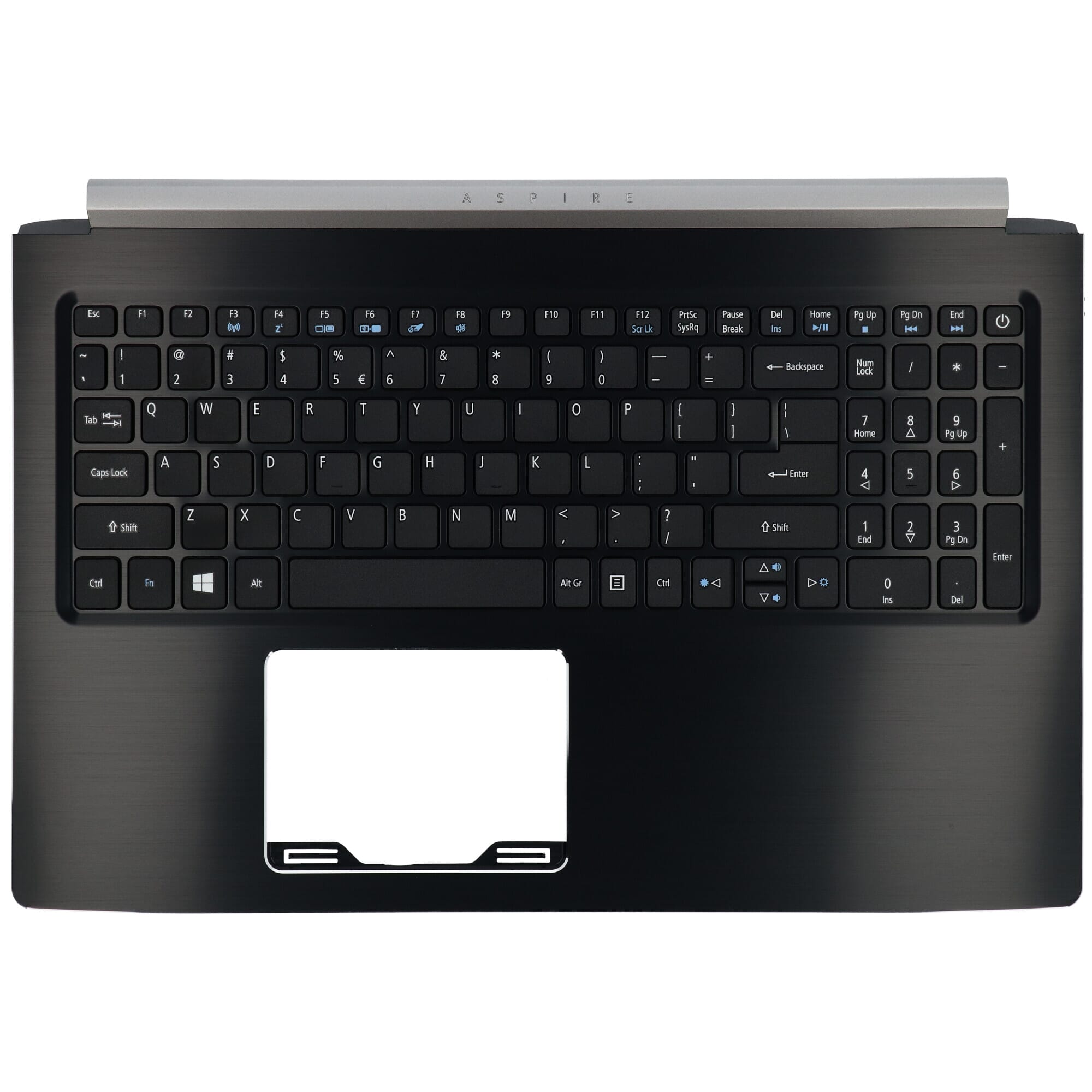 Acer Laptop Tastatur Qwerty US + obere Abdeckung