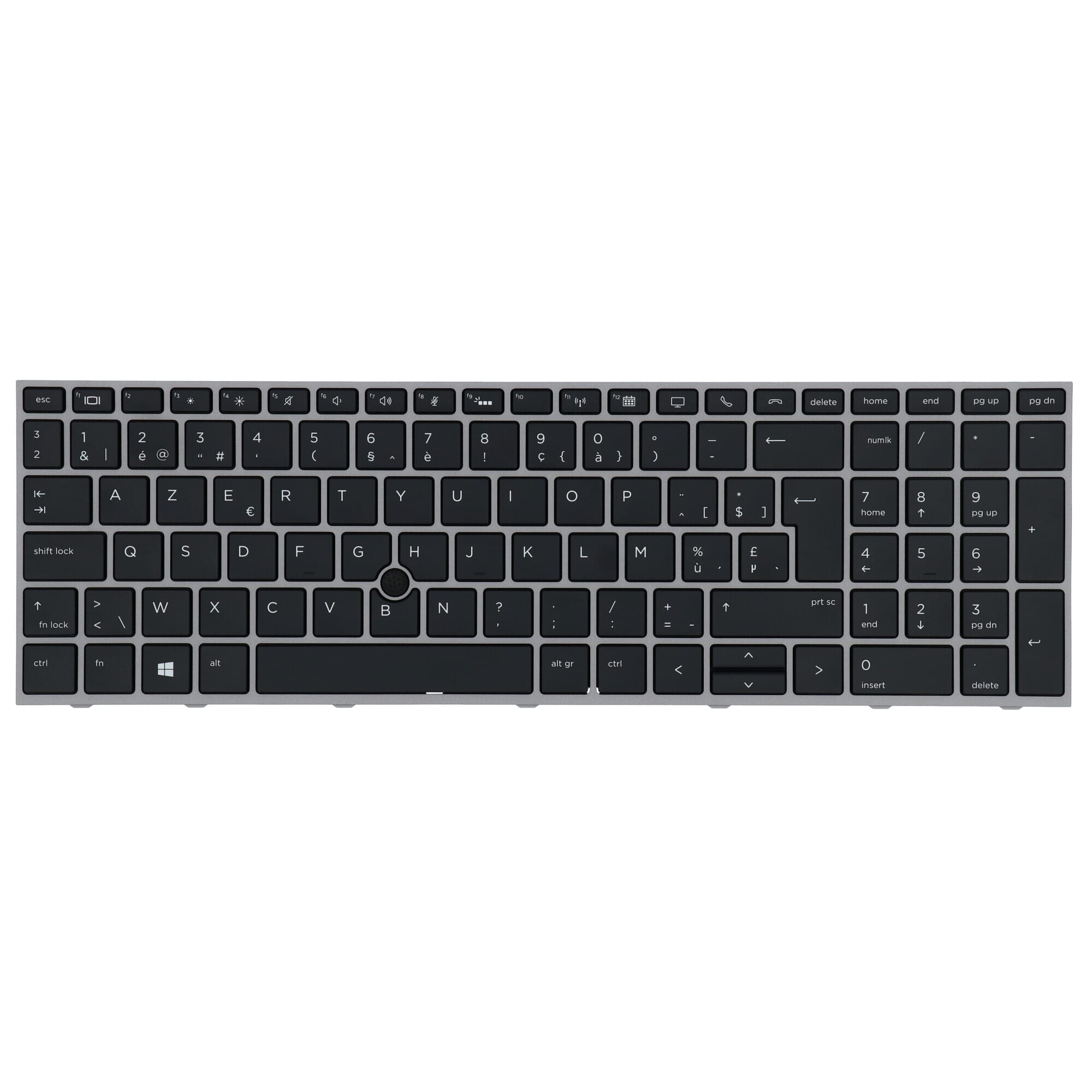 HP Laptop Tastatur Azerty BE + Trackpoint, Hintergrundbeleuchtung