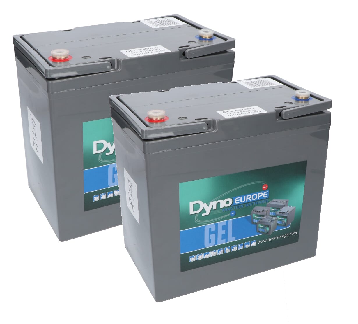 Dyno Gel Akku 12V 59Ah Ersatzset (Excl. Kabel)