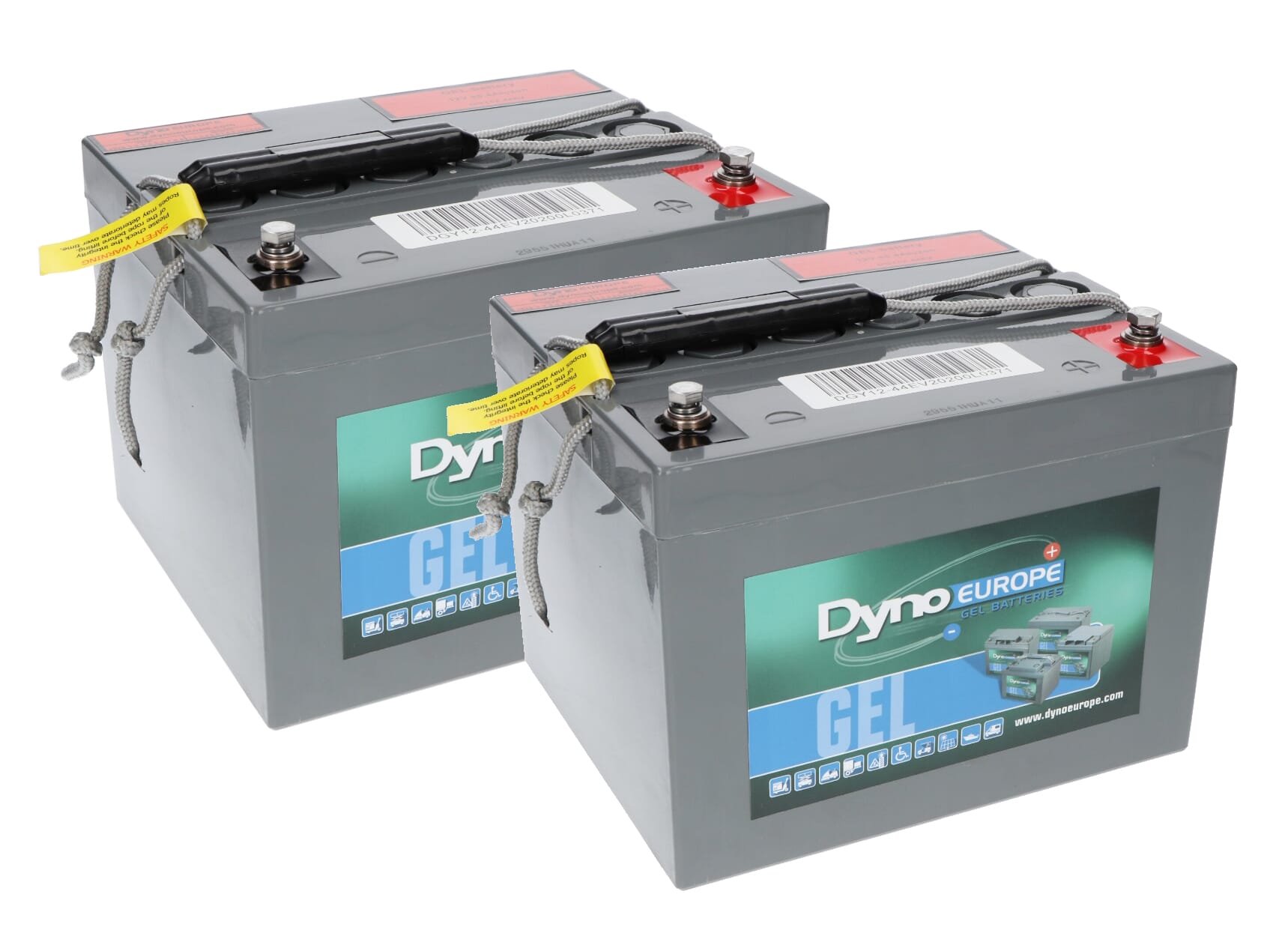 Dyno Gel Akku 12V 44Ah Ersatzset (Excl. Kabel)