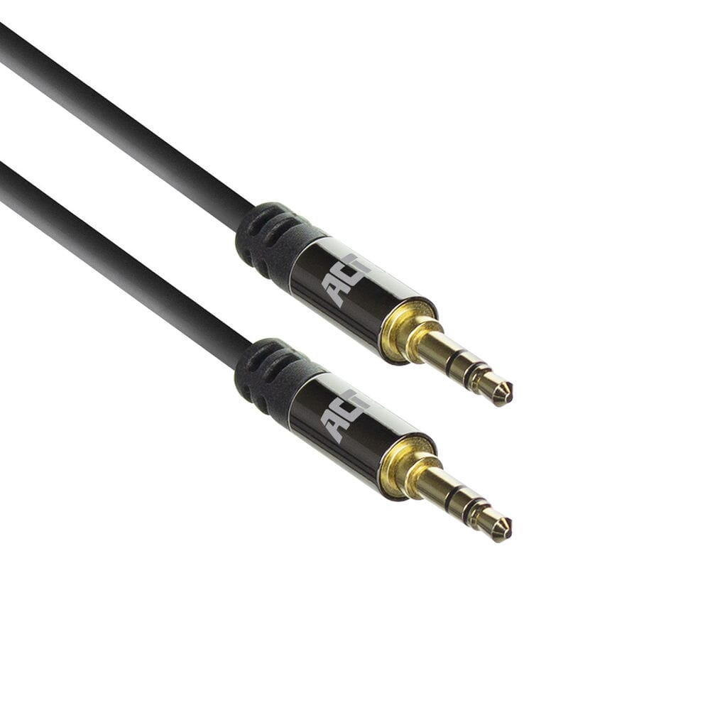 ACT 1,5 Meter HQ Audio Verbindungskabel 3,5 mm Klinke Stecker - Stecker