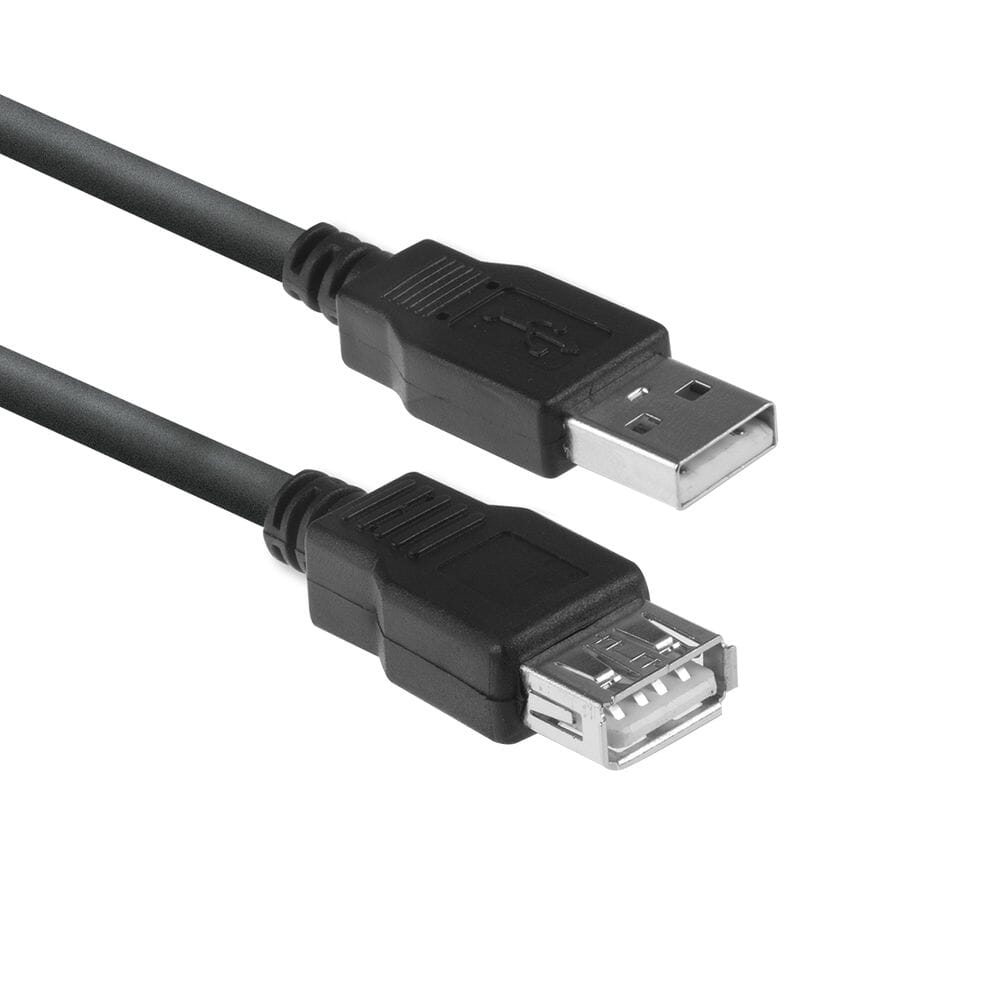 ACT USB 2.0 verlengkabel A male - A female 1,8 m, Zip Bag