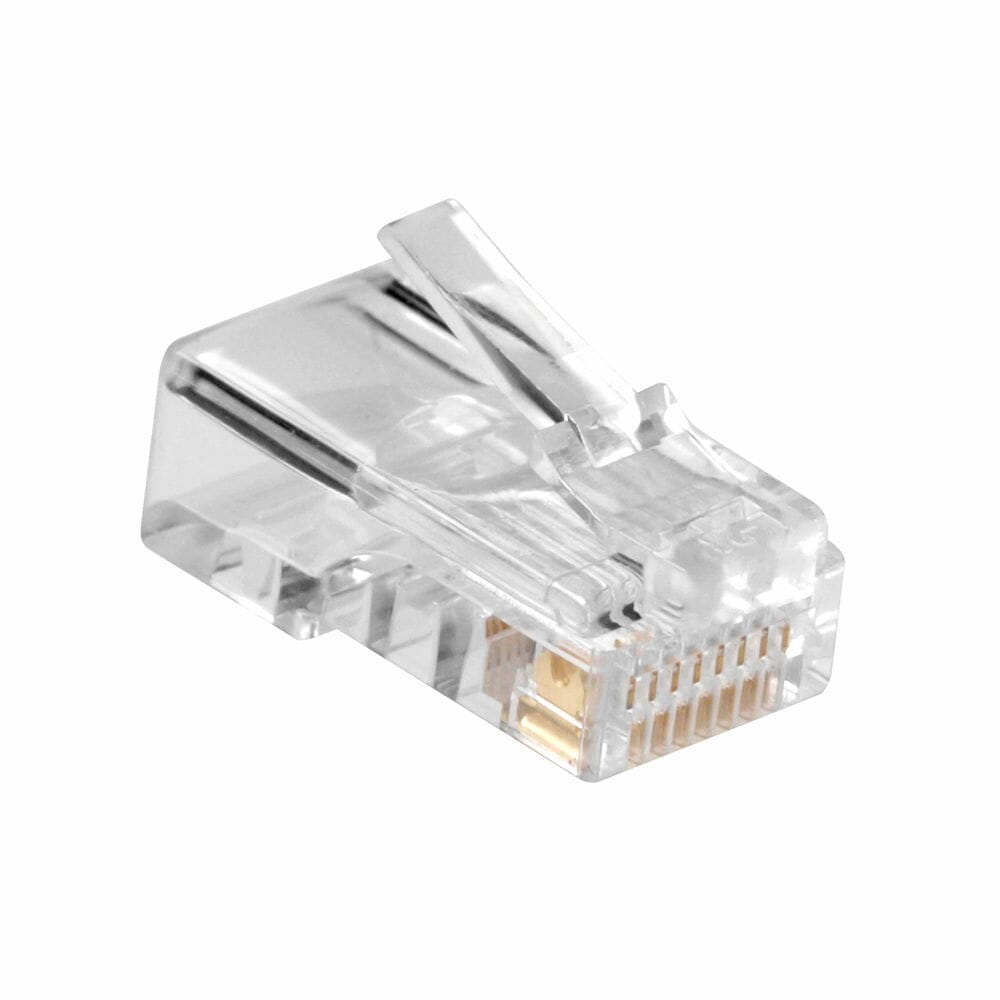 ACT Modular CAT5E RJ-45 Stecker (10 Stück), Zip Bag