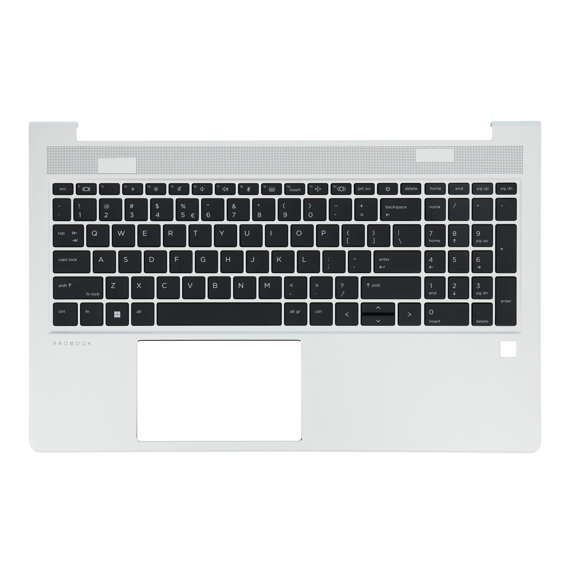 HP Laptop Tastatur Qwerty US + obere Abdeckung, Hintergrundbeleuchtung
