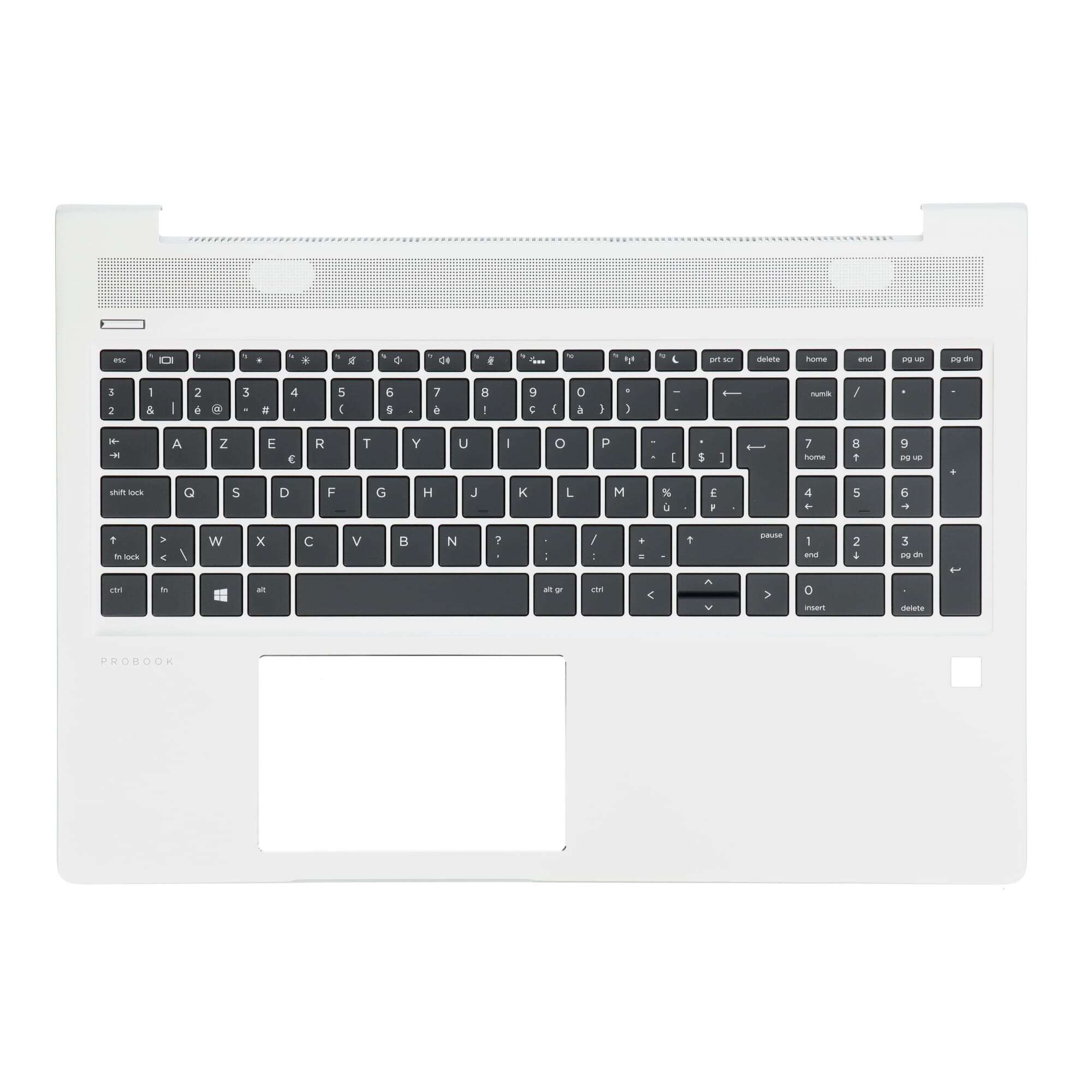 HP Laptop-Tastatur Azerty BE + obere Abdeckung, Hintergrundbeleuchtung