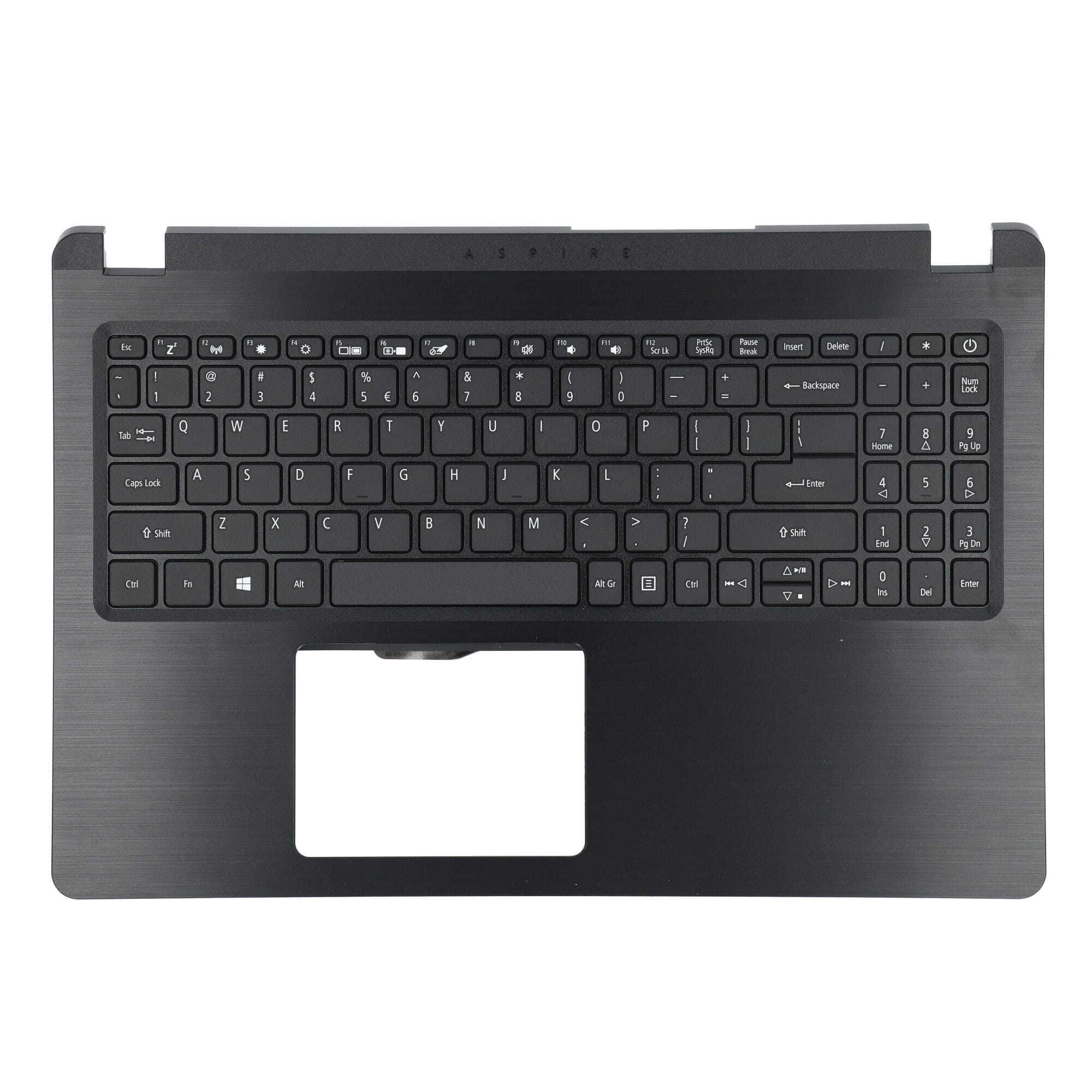 Acer Laptop Tastatur Qwerty US + Top Cover - Schwarz