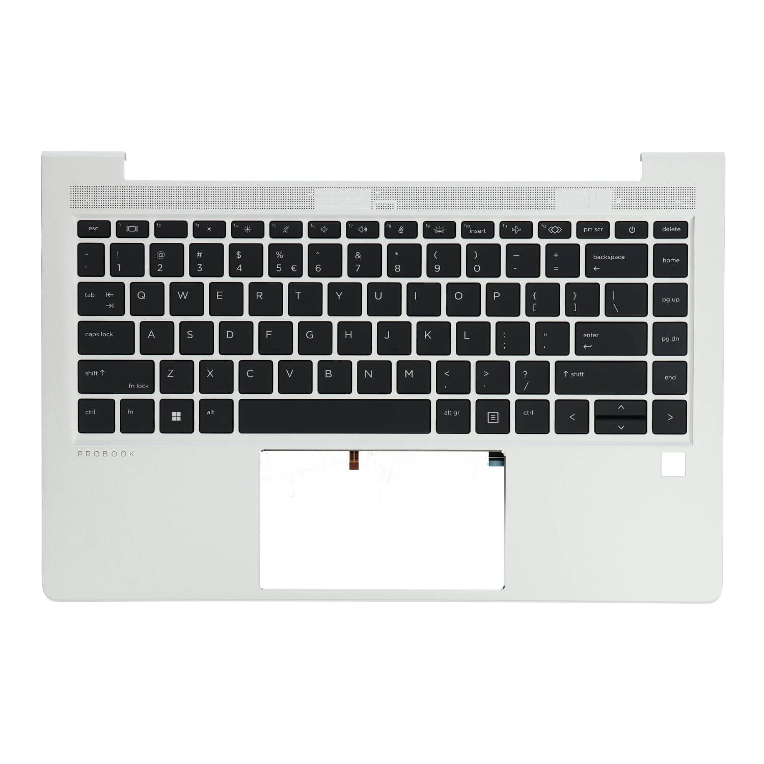 HP Laptop-Tastatur Qwerty US + obere Abdeckung, hintergrundbeleuchtet
