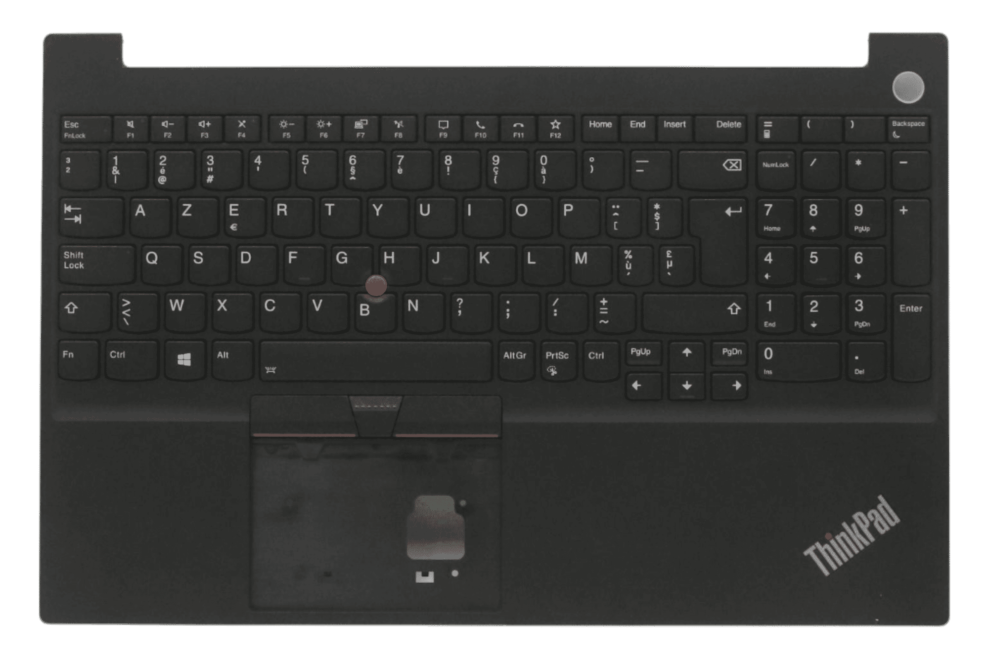 Lenovo Laptop-Tastatur Azerty BE + obere Abdeckung