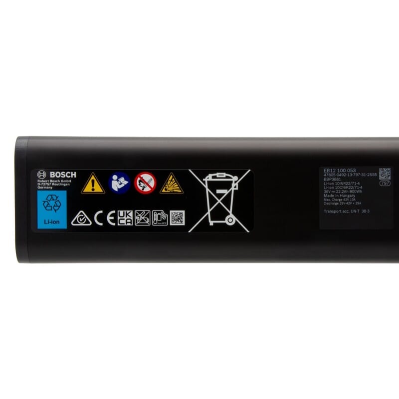 Bosch Fahrrad Akku PowerTube 800 SMART Vertikal (BES3)