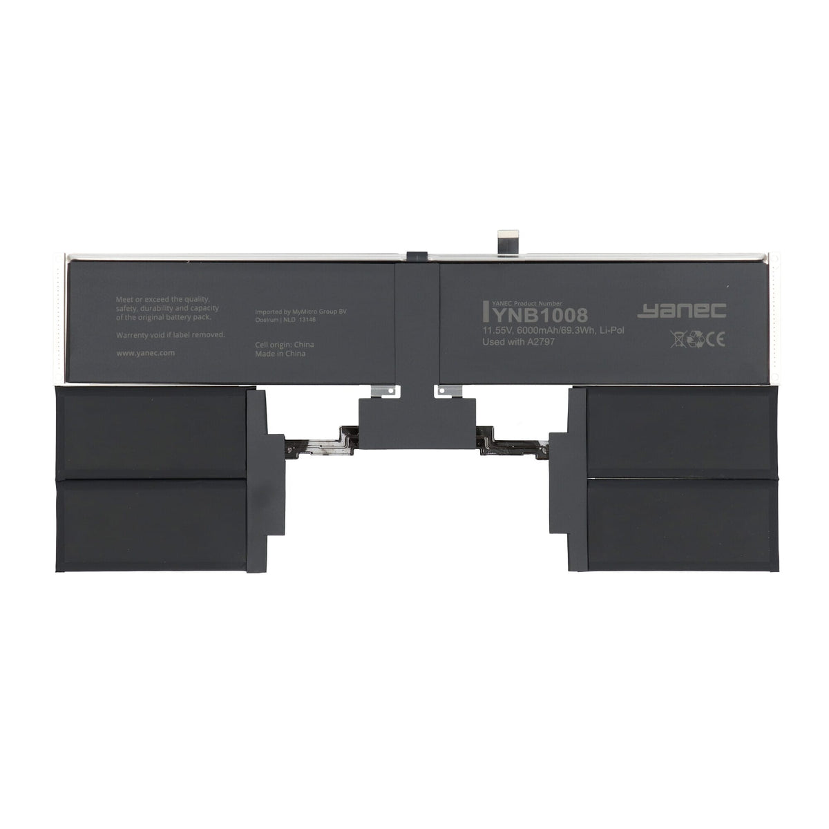 Yanec Macbook Akku 6000mAh