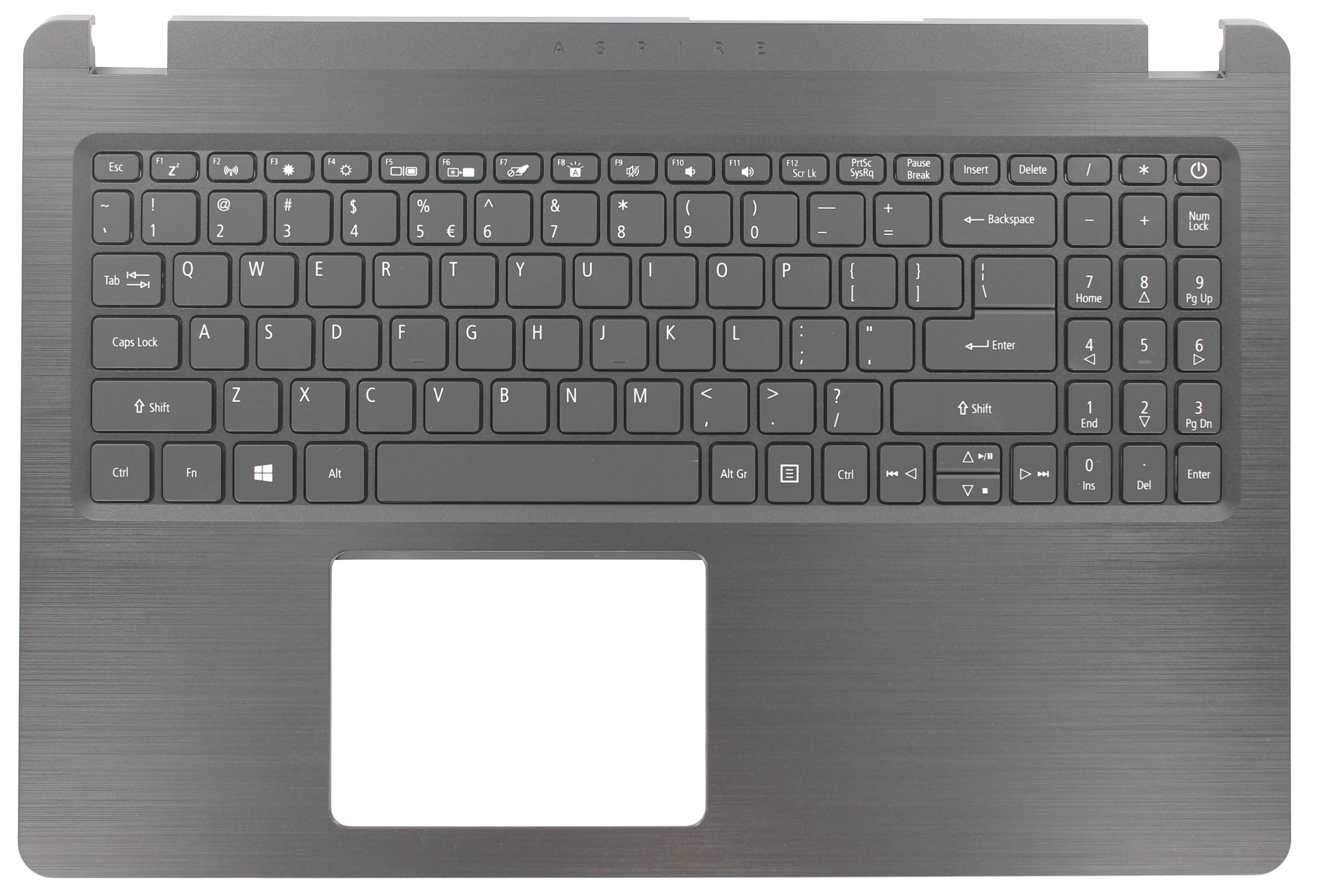 Acer Laptop Tastatur Qwerty US + obere Abdeckung, Hintergrundbeleuchtung