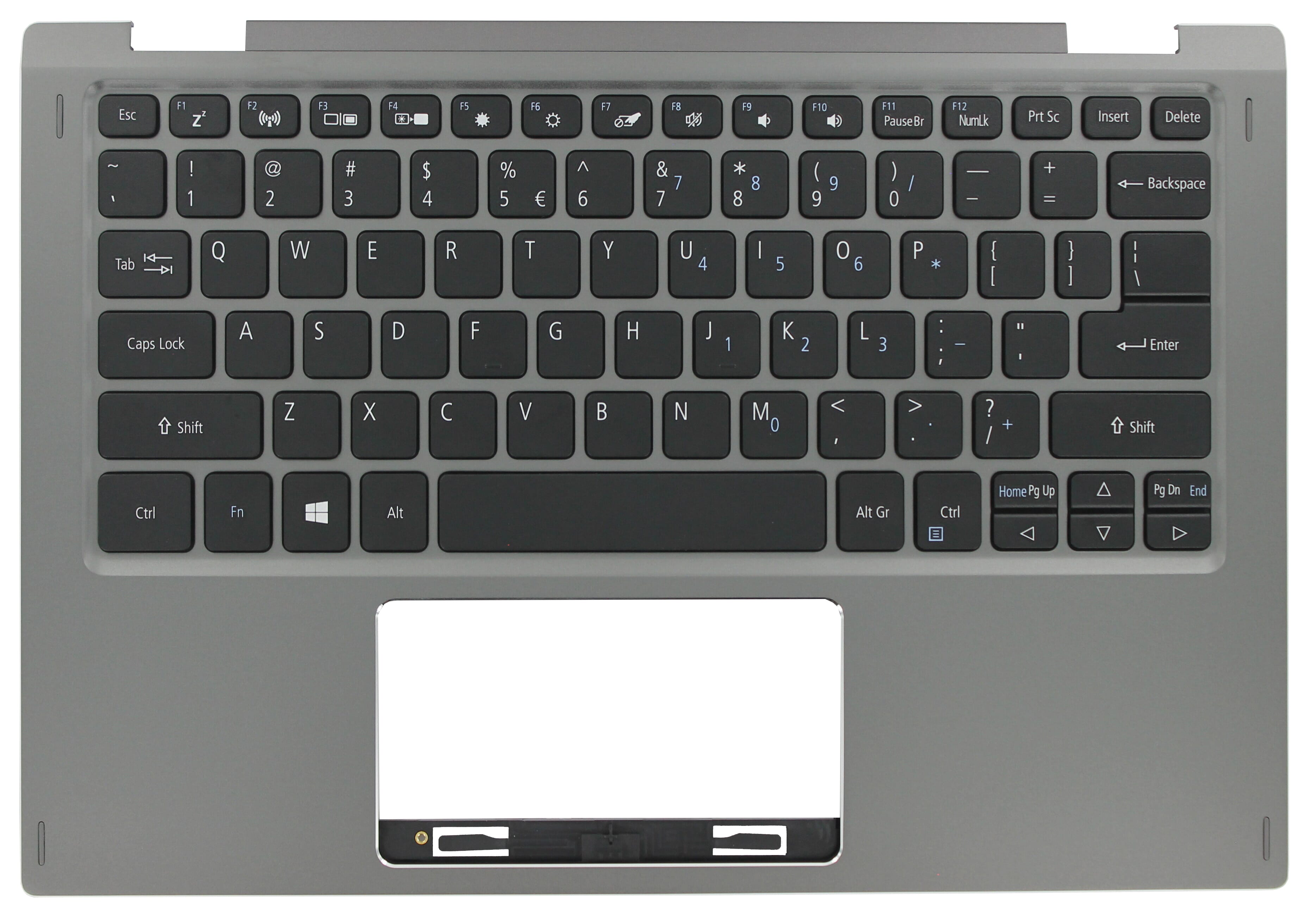 Acer Laptop Tastatur Qwerty US + obere Abdeckung