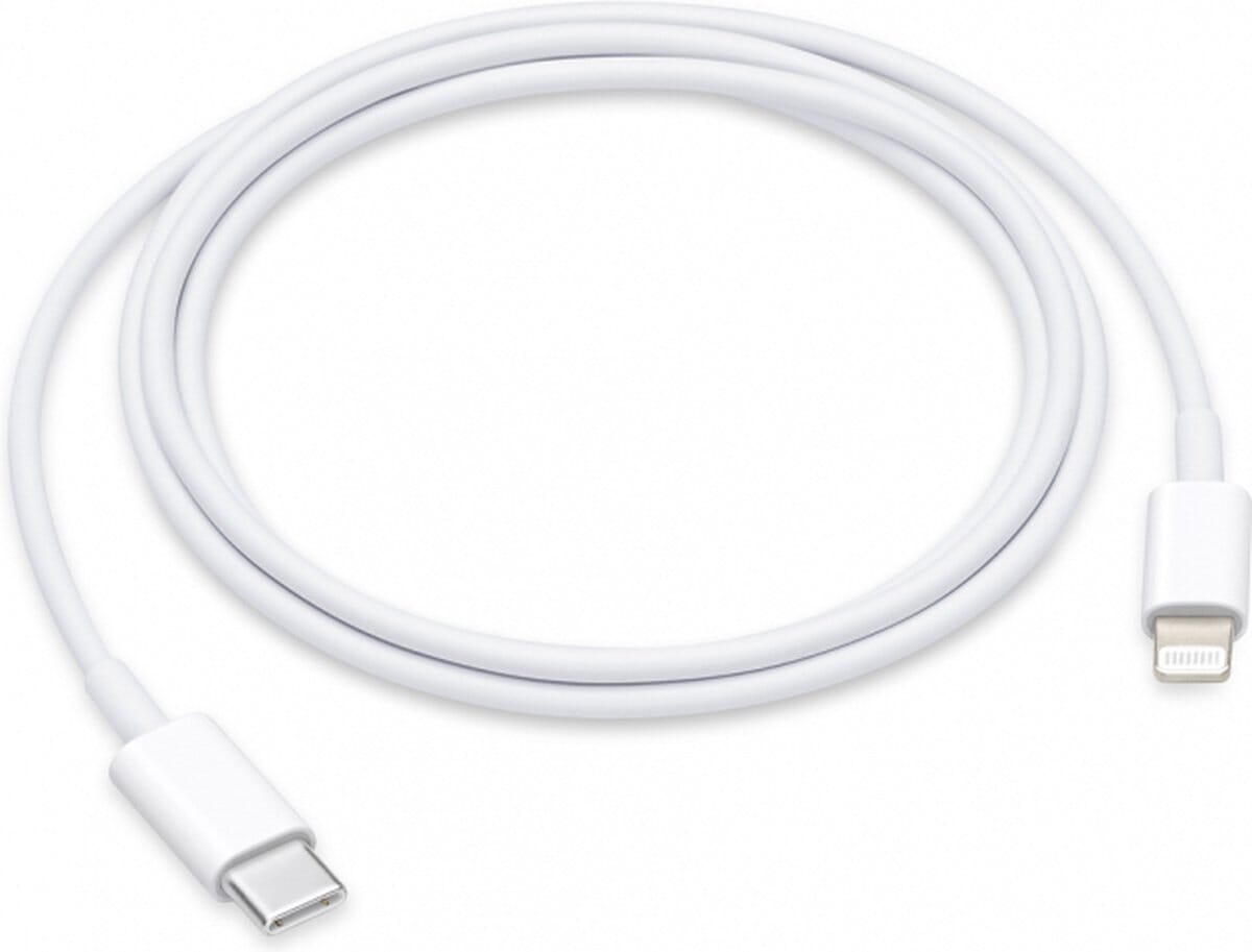 Apple Lightning auf USB-C Kabel 1 Meter - Weiß