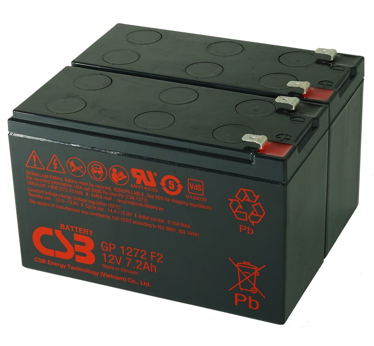 CSB USV Batterie-Wechselsatz RBC123