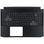 Acer Laptop Tastatur Azerty BE + Top Cover, BL