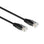 ACT Zwart 15,0 meter U/UTP CAT6 patchkabel met RJ45 Zip Bag
