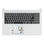 Acer Laptop Tastatur Qwerty US inkl. Top Cover - Silber
