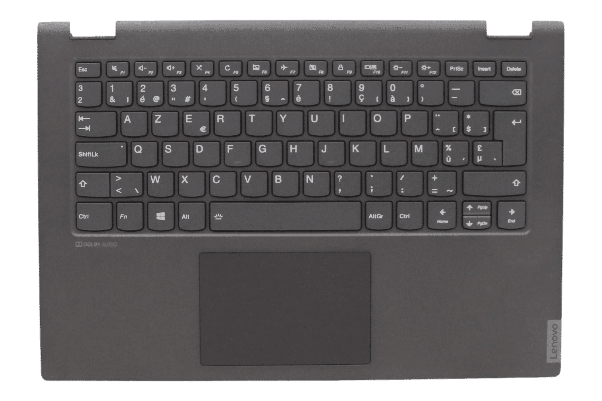 Lenovo Laptop Toetsenbord Azerty BE +Top Cover - Zwart