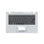 Acer Laptop Tastatur Qwerty US + Top Cover - Silber