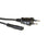 ACT Netsnoer Euro male - C7 female zwart 1 m